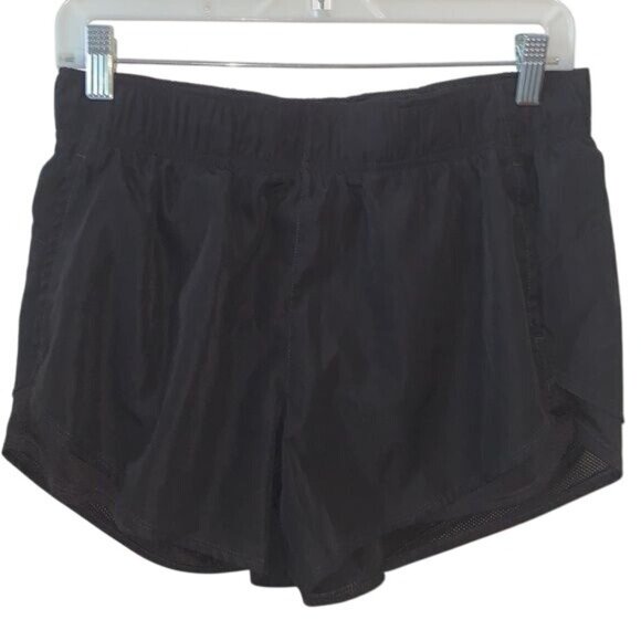 Athletic Works Womens Black Running Shorts M (8-10) Polyester/Recycle Blend - Picture 1 of 9